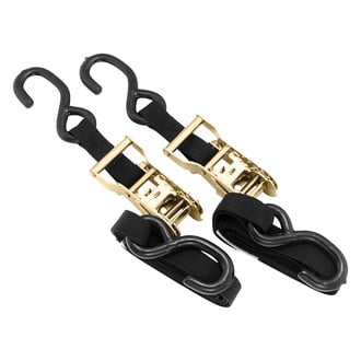 BikeMaster® - 1" Nylon Black Ratchet Tie-Down