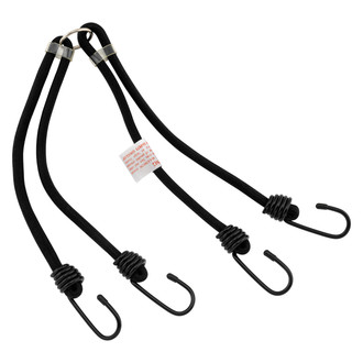 BikeMaster® - Heavy Duty 24" Black 4-Way Bungee Cords