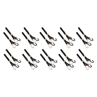 BikeMaster® - 1" Nylon Black Tie-Down Bulk Pack