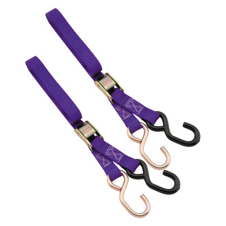 BikeMaster® - 1" x 72" Nylon Purple Tie-Downs
