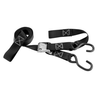 BikeMaster® - 1.5" Black Integrated Soft Hook Tie-Down