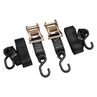 BikeMaster® - 2" Nylon Black Ratchet Tie-Down