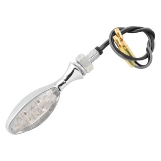 BikeMaster® - Torpedo Chrome LED Turn Signal