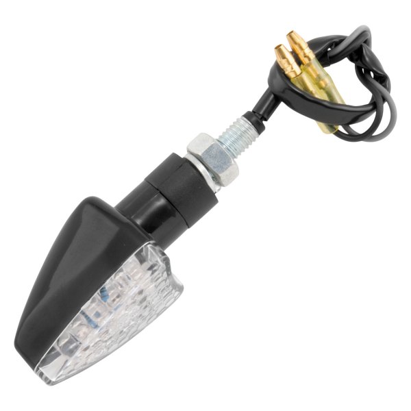 BikeMaster® - Narrow Arrow Head II Black LED Turn Signal