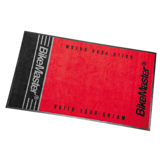 BikeMaster® - Build Your Dream Red/Black Track Mat