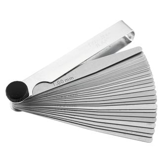 BikeMaster® - 32-Blade Dual Reading Combination Feeler Gauge Set