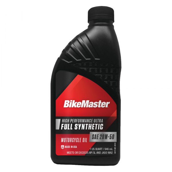 BikeMaster® - SAE 20W-50 Full Synthetic Motorcycle Oil, 1 Quart