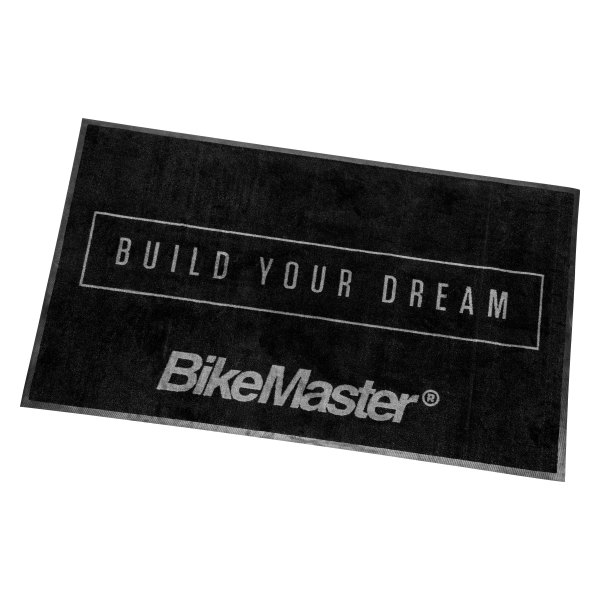  BikeMaster® - Build Your Dream Black Shop Mat