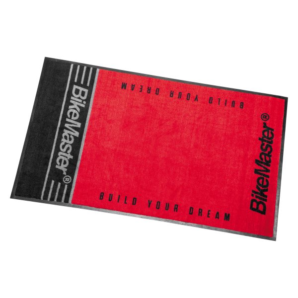  BikeMaster® - Build Your Dream Red/Black Track Mat