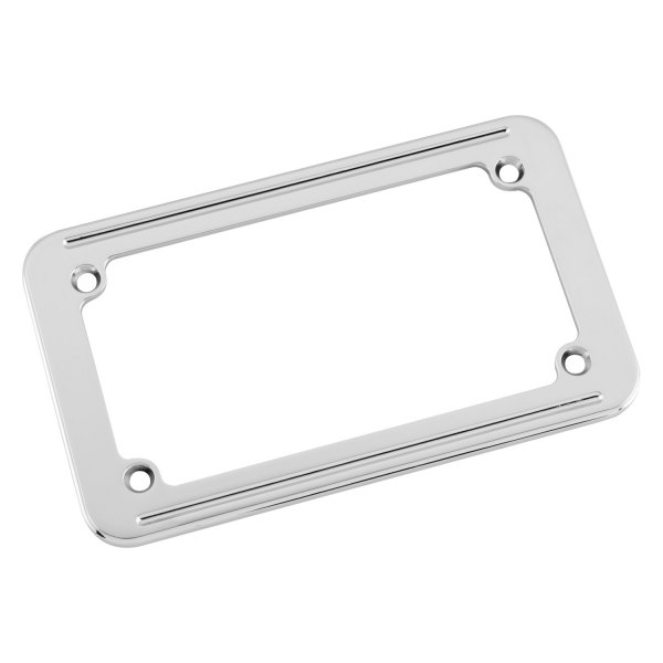 Biker's Choice® - Chrome Plated Small Twin Line License Plate Frame