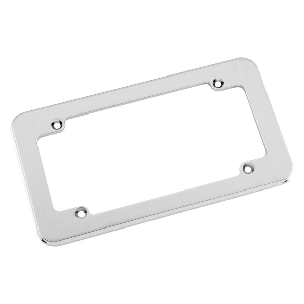 Biker's Choice® - Chrome Plated Large Smooth License Plate Frame