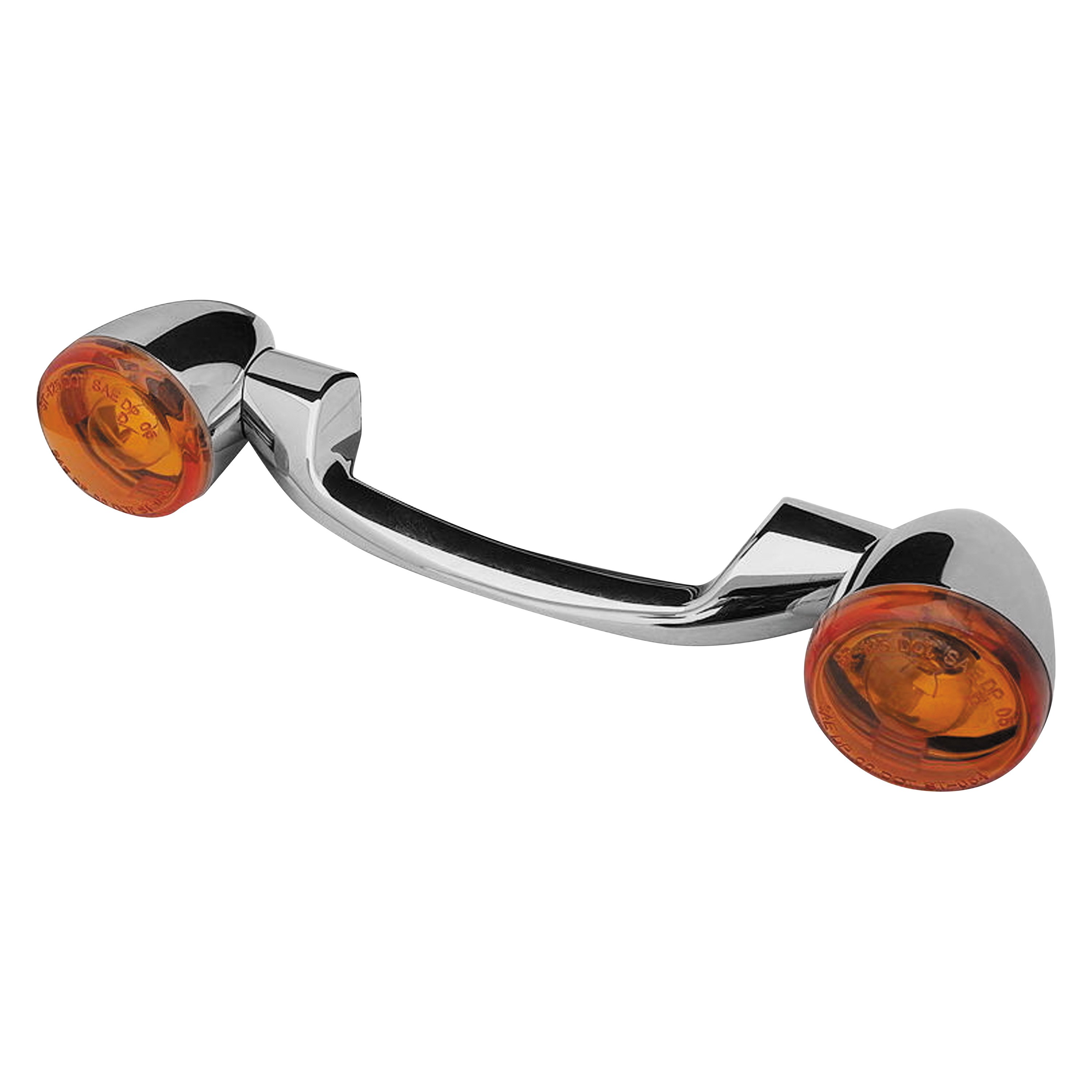 Biker's Choice® 161800 - Chrome Rear Turn Signals and Bar