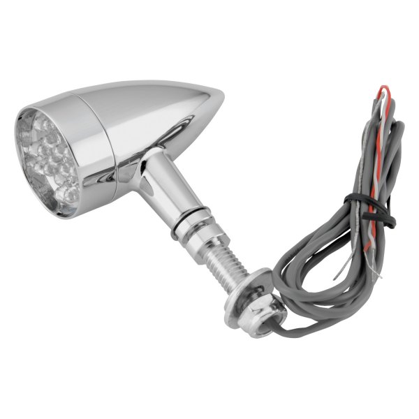 Biker's Choice® - Mini Chrome Aluminum LED Turn Signals with Mounting
