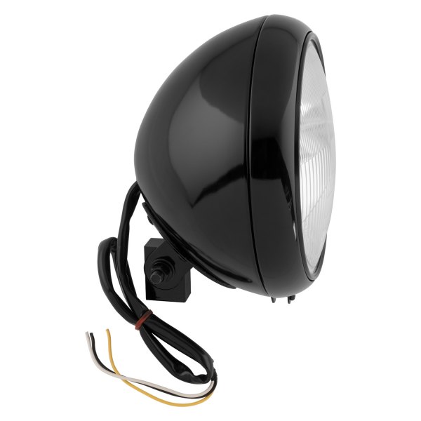 Biker's Choice® - 7" Patterned Black Headlight