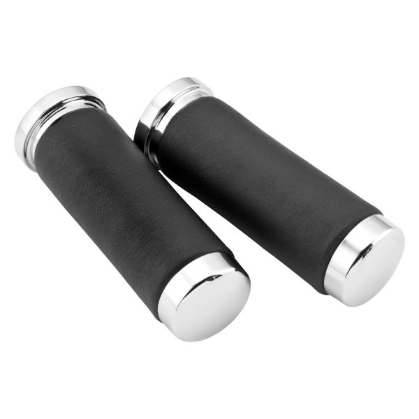 Biker's Choice® - Chrome and Leather Grips