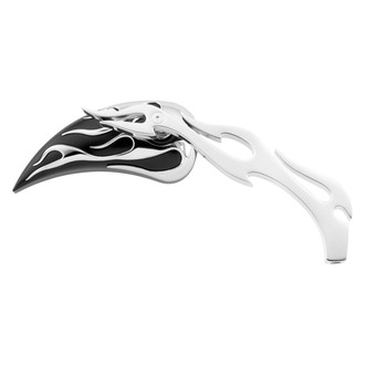 Biker's Choice® - Flame Chrome Mirror Set