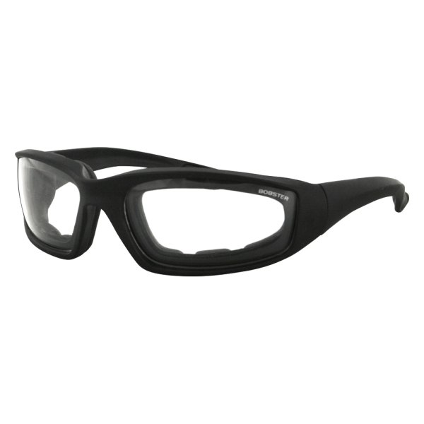 Bobster® - Foamerz II Adult Matte Black Sunglasses (Medium, Matte Black)