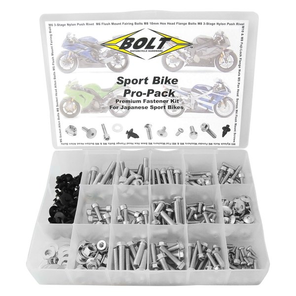 Bolt MC Hardware® - Sportbike Pro-Pack Hardware Kit