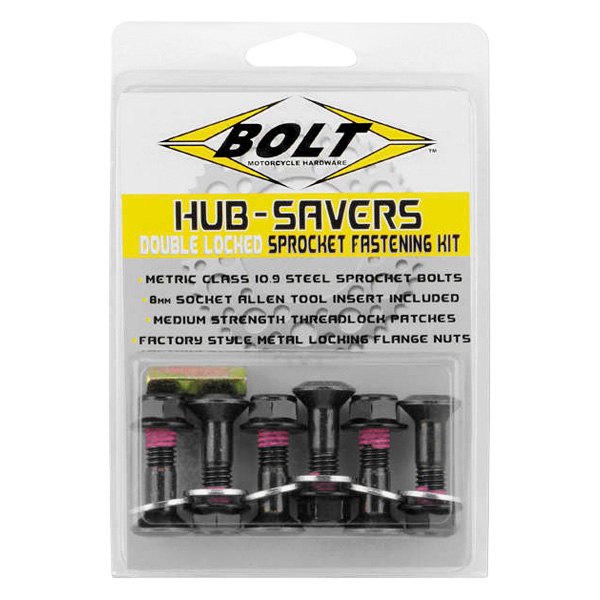 Bolt MC Hardware® - Double Locked Hub Savers 