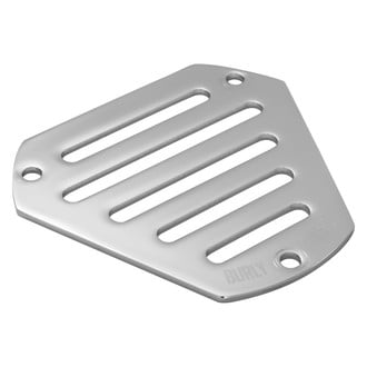 Burly Brand® - Chrome Slotted Cover for Hex Air Cleaner
