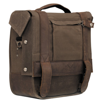 Burly Brand® B15-1000D - Voyager Detachable Dark Oak Saddlebag