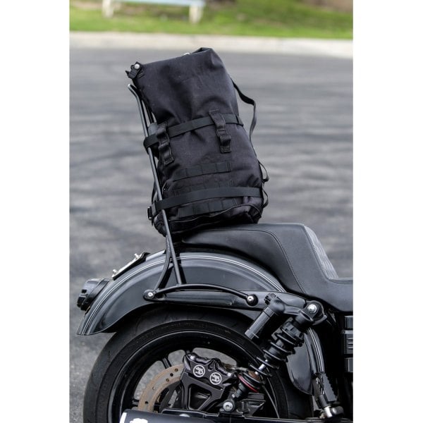 BA R　バードバス Burly Brand® B15-1013D - Voyager Dark Oak Sissy Bar Backpack