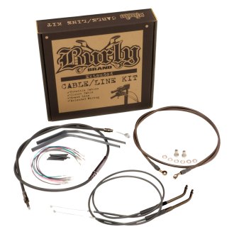 Burly Brand 1.25 Ape Hangers for Throttle By Wire -14 Inch