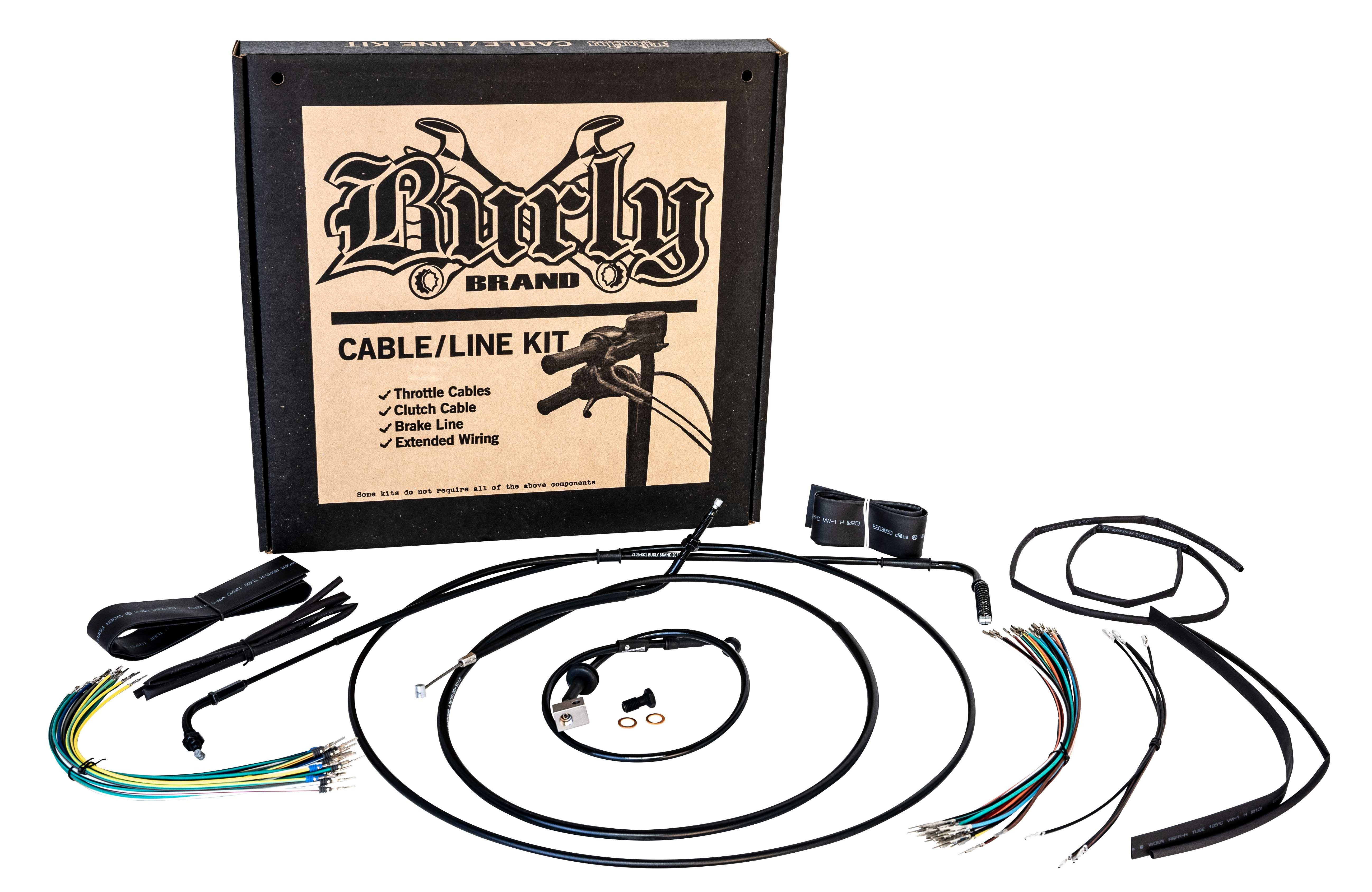 Burly Brand® B30-1307 - Cable Kit - MOTORCYCLEiD.com