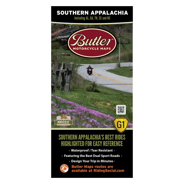 Butler Maps® - G1 Series Southern Appalachia Map