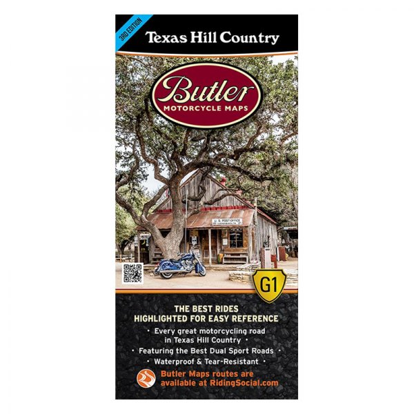Butler Maps® - G1 Series Texas Hill Country Map