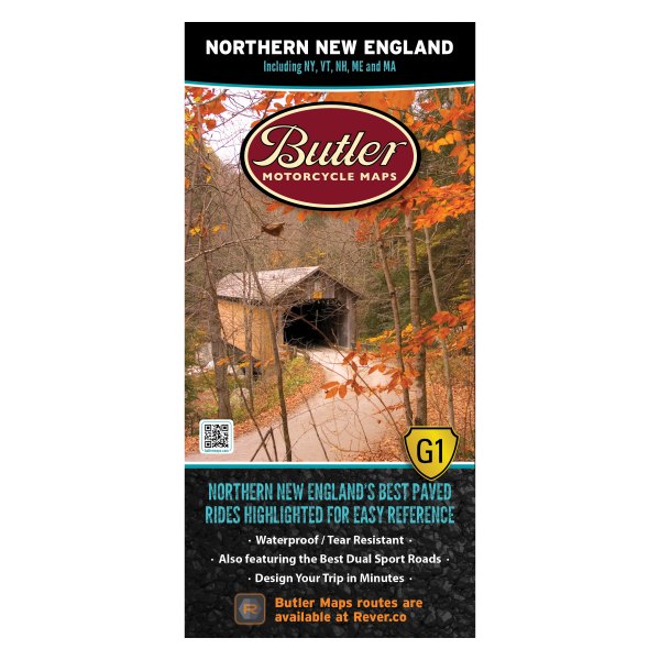 Butler Maps® - G1 Series Northern New England Map