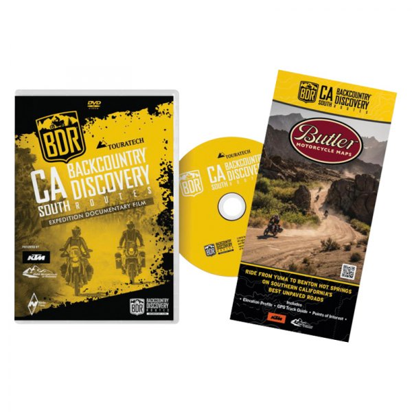 Butler Maps® - Route Map and DVD Combo California-South Backcountry Discovery