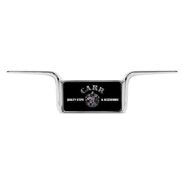 CARR® - Chrome Aluminum License Plate Light Wing for 5" Lights with 5/8" Stud
