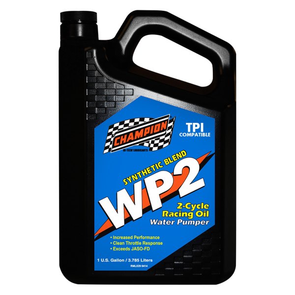 Champion Brands® - WP2 Semi-Synthetic Racing Premix 2T Engine Oil, 1 Gallon x 4 Jugs