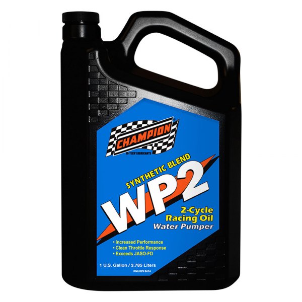 Champion Brands® - WP2 Semi-Synthetic Racing Premix 2T Engine Oil, 1 Gallon