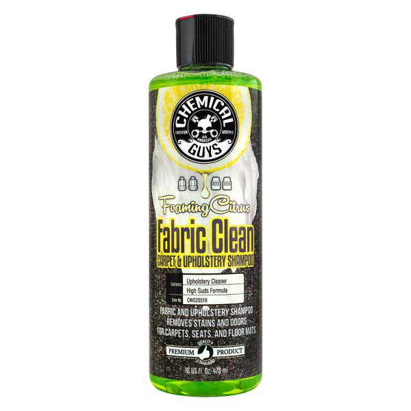 Chemical Guys® - Foaming Citrus™ 16 oz. Fabric Clean Carpet/Upholstery Shampoo