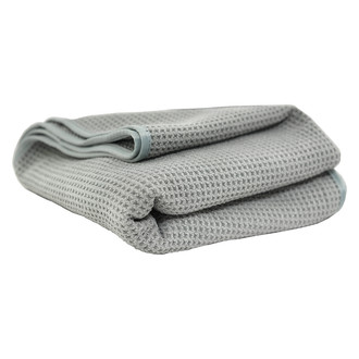 Chemical Guys® - 36" x 25" Waffle Weave Gray Microfiber Drying Towel