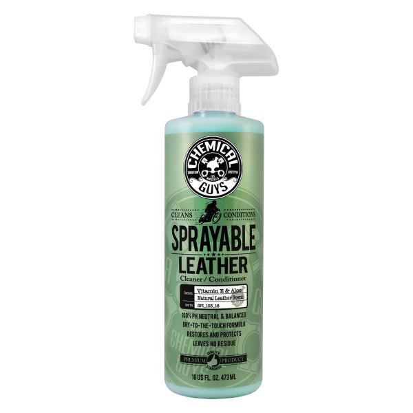  Chemical Guys® - Sprayable Leather Conditioner & Cleaner in One Ph Balance with Vitamin E & Aloe, 16 Oz