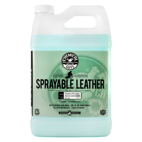  Chemical Guys® - Sprayable Leather Conditioner & Cleaner in One Ph Balance with Vitamin E & Aloe, 1 Gal.