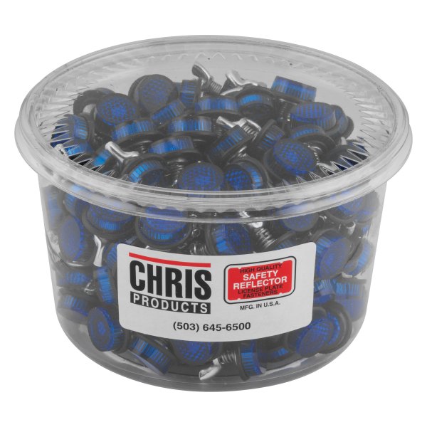 Chris® - Blue License Plate Reflectors