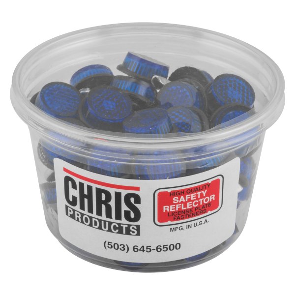 Chris® - Blue License Plate Reflectors