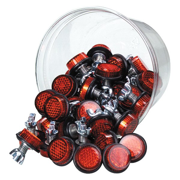 Chris® - Red License Plate Reflectors