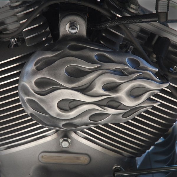 Chrome Dome® Ball of Flames Style Horn Cover