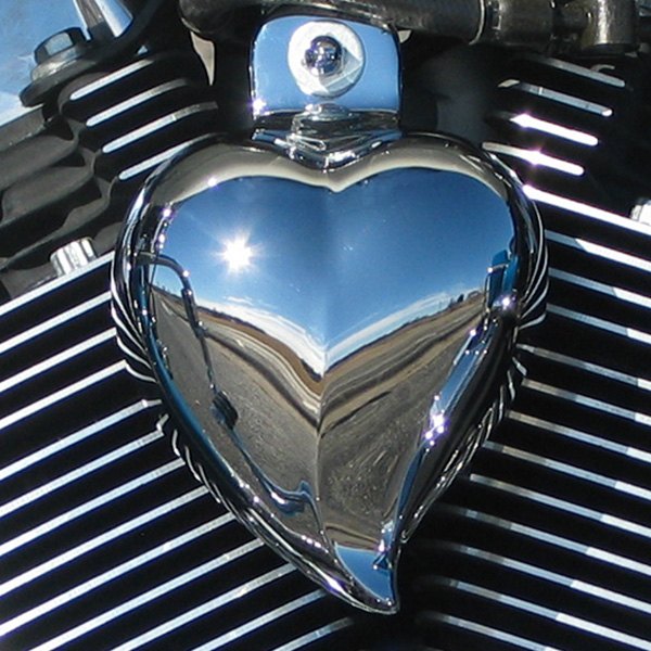 harley horn cover chrome