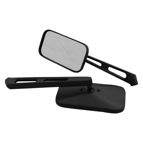 CIPA® - Left/Right Classic Motorcycle Black Mirror Set