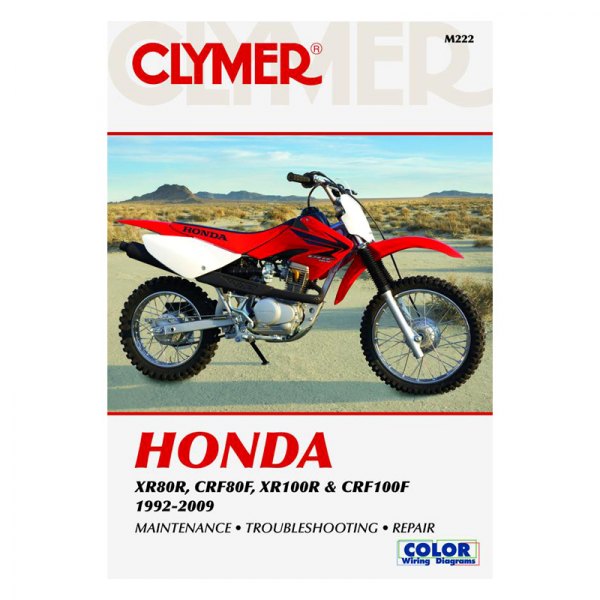 Clymer® - Honda XR80R, CRF80F, XR100R & CRF100F 1992-2009 Repair Manual