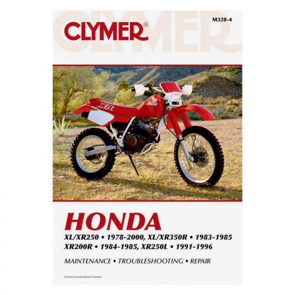 Clymer® - Honda XL/XR250 1978-2000, XL/XR350R 1983-1985, XR200R 1984-1985, XR250L 1991-1996 Repair Manual
