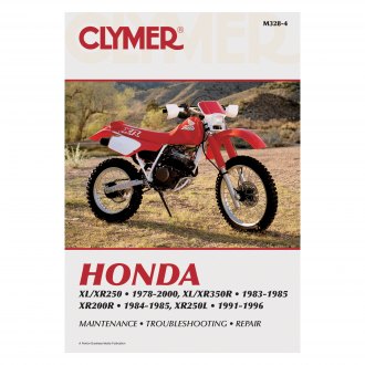 HONDA CRM250 平成5年登録 Clymer® CM3284 - Honda XL/XR250 1978-2000, XL/XR350R 1983-1985