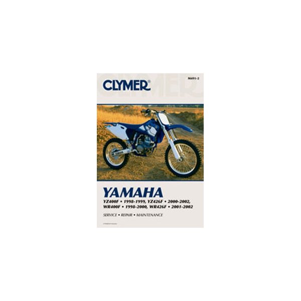 Clymer® - Yamaha YZ400F 1998-1999, YZ426F 2000-2002, WR400F 1998-2000 & WR426F 2001-2002 Repair Manual