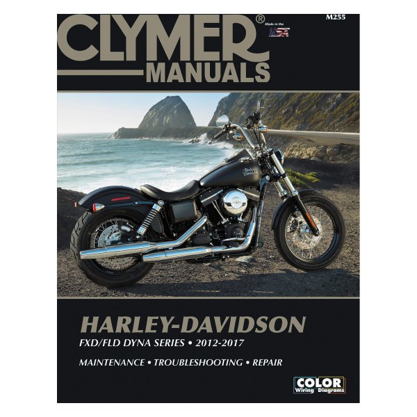 2012-2017 Harley Davidson FXD FLD Dyna Fat Street Bob CLYMER REPAIR MANUAL M255